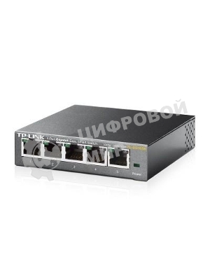 Коммутатор сетевой TP-Link SMB TL-SG105E 5-Port Gigabit Desktop Easy Smart Switch, 5 10/100/1000Mbps RJ45 ports, MTU/Port/Tag-based VLAN, QoS, IGMP Snooping