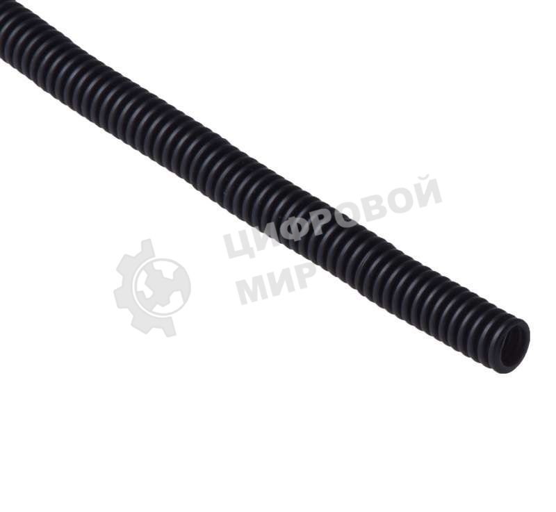 Труба гофрированная ПНД d16 мм легкая с зондом черный (уп. 20 м) Рувинил 21601(20)