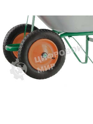 Тачка садовая Palisad 2-х колесная, грузоподъемность 170 кг, объем 78 л