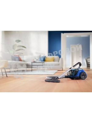 Пылесос Philips XB2022/01 темно-синий, 360/1800 Вт, уборка сухая, пылесборник контейнер 1.3 л