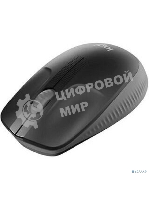 Мышь беспроводная Logitech M190 черный, 1000 dpi, радиоканал, USB, кнопки - 3