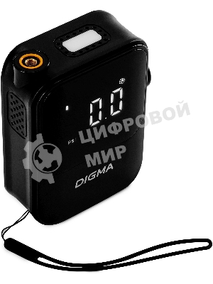 Автомобильный компрессор Digma QBK-120B черный, шланг 0.2м