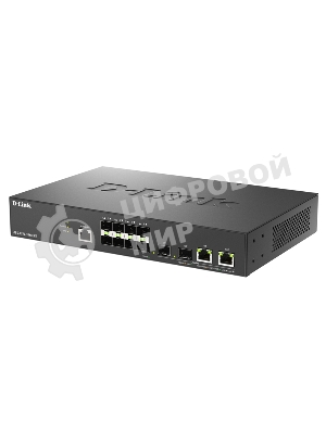 Коммутатор D-Link DGS-1210-10XS/ME/C1A Управляемый L2 коммутатор с 8 портами 1000Base-X SFP и 2 комбо-портами 10Gbase-T/SFP+
