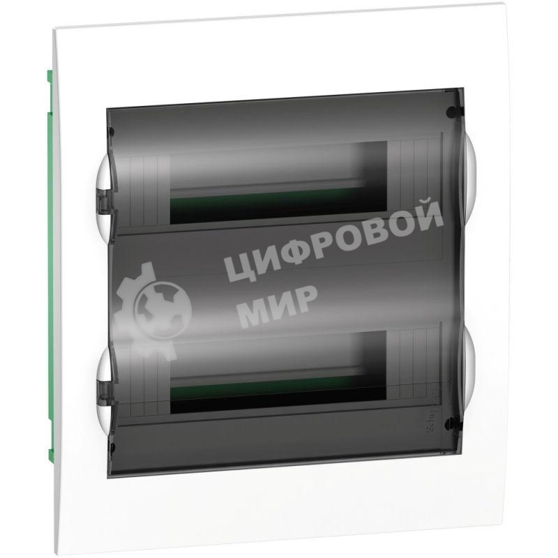 Бокс СП EASY9 встраив. с прозрачной дверью 2ряда 24мод. SchE