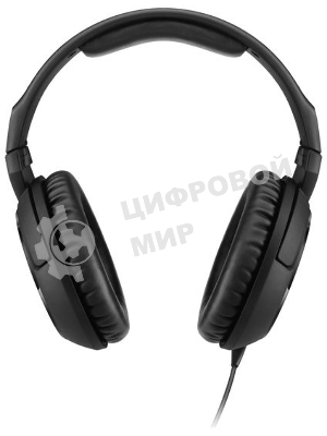 Проводные наушники Sennheiser HD 200 PRO черный, полноразмерные, jack 3.5 мм + 6.3 мм