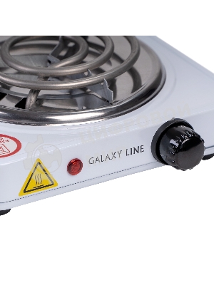 Плита настольная электрическая Galaxy Line GL 3003, белый, электрическая, 1000 Вт