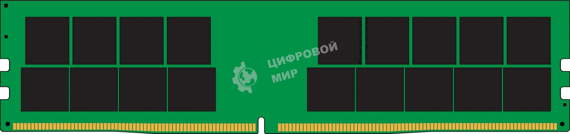 Оперативная память Kingston Server Premier, DDR4, 64GB (2x32 GB), 3200 MHz, CL22, ECC, RDIMM