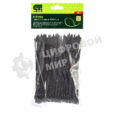 Хомуты Сибртех, 150 х 3,6 мм, пластиковые, черные, 100 шт.