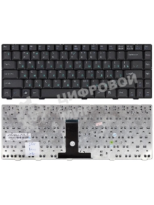 Клавиатура для ноутбука Asus F80 X82 X85 X88 F81 F81S F83SE черная