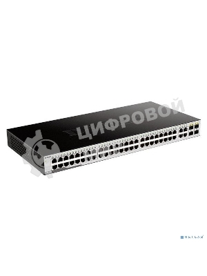 Коммутатор DGS-1052/A3A Unmanaged Switch 48x1000Base-T, 4xCombo 1000Base-T/SFP, Surge 1KV, metal case