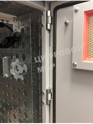 Шкаф уличный всепогодный укомплектованный настенный ЦМО ШТВ-Н, IP55, 15U, корпус: сталь, 760х600х330 мм (ВхШхГ), серый