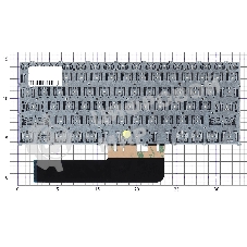 Клавиатура для ноутбука Lenovo Flex 5-14 серая без подсветки