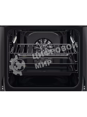 Встраиваемый духовой шкаф Electrolux EOF5H50BX, Электрический духовой шкаф с конвекцией, приготовление на пару, объем 65 л, 8 режимов, очистка каталитическая, 2 стекла в дверце, направляющие проволочные, нержавеющая сталь