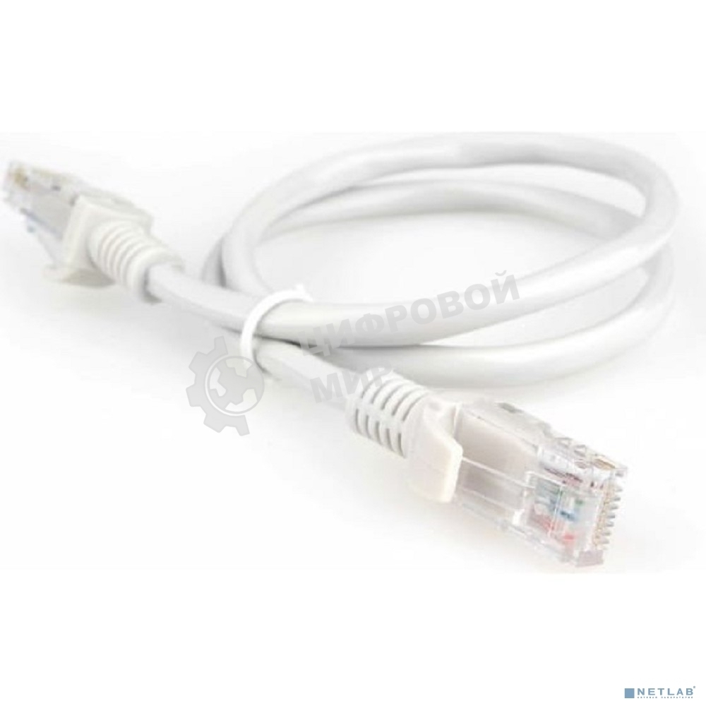Патч-корд CCA light UTP Гарнизон PC-UTP-5e-0.5-G cat.5e, 0.5м, литой, многожильный серый