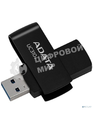 Флешка USB ADATA UC310 (UC310-64G-RBK), 64Gb, USB 3.2, R/W 100/30, черный