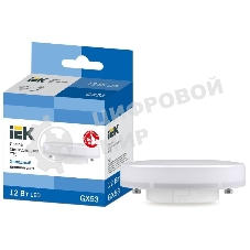 Лампа светодиодная IEK LLE-T80-12-230-65-GX53 ECO T75 таблетка 12Вт 230В 6500К GX53