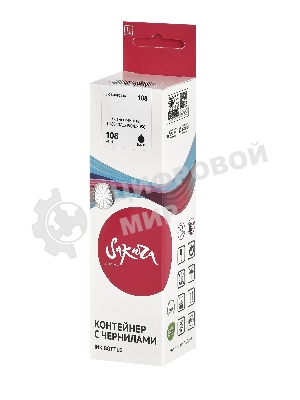 Контейнер с чернилами Sakura C13T09C14A (108 BK) для Epson, черный, 70 мл.