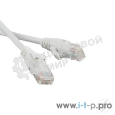 Патч-корд Hyperline U/­UTP, Cat.5е, LSZH, 1 м, белый 