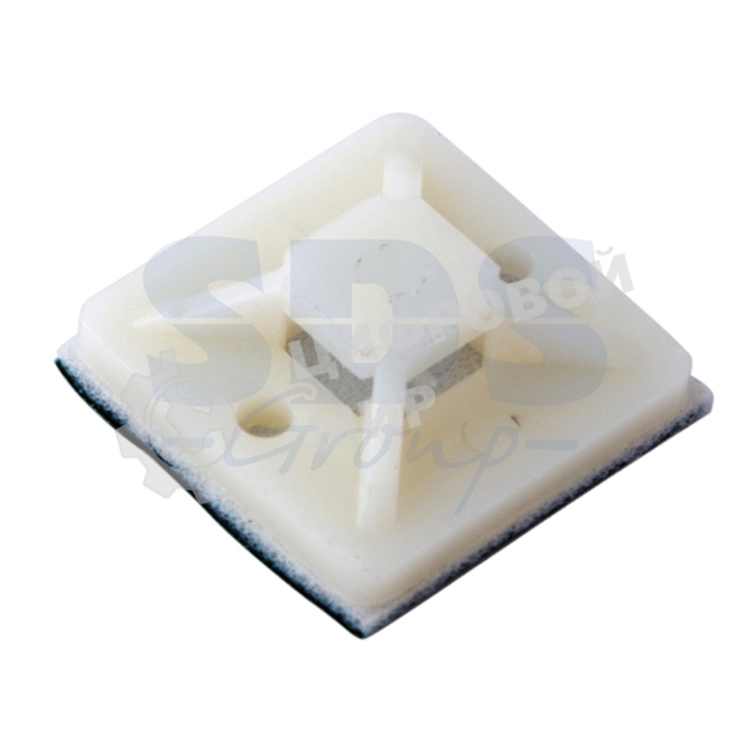 Площадка самоклеящаяся Rexant 25х25 мм, белая, упаковка 10 шт.