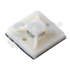 Площадка самоклеящаяся Rexant 25х25 мм, белая, упаковка 10 шт.