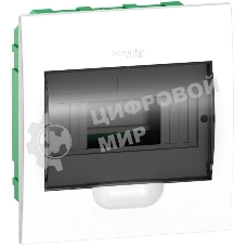 Бокс СП EASY9 встраив. с прозрачной дверью 1ряд 8мод. SchE