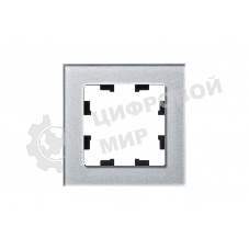 Рамка 1-м AtlasDesign Nature стекло, алюм. SchE ATN320301