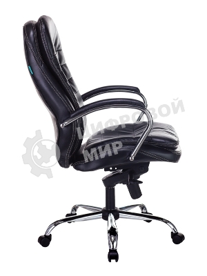 Кресло Бюрократ T-9950/BLACK-PU черный, экокожа