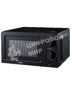 Микроволновая печь ECON ECO-2031M черный, 20 л, 700 Вт, переключатели - поворотный механизм