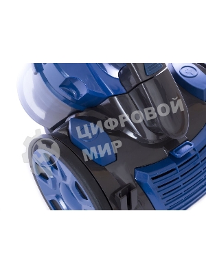 Пылесос SUPRA VCS-1832 синий, 360/1800 Вт, уборка сухая, пылесборник контейнер 2 л