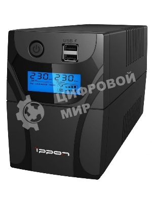 Источник бесперебойного питания Ippon Back Power Pro II 500 300Вт 500ВА черный