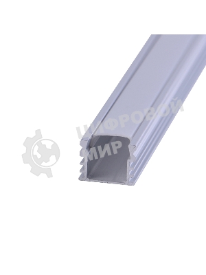 Комплект накладного алюминиевого профиля с рассеивателем Rexant 16х12 мм, 1 м