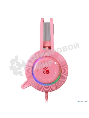 Гарнитура Bloody G521 розовый, проводная