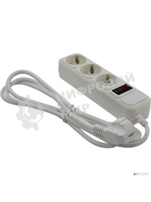 Сетевой фильтр ExeGate EX221178RUS SP-3-1.8W (3 розетки, 1.8 м, евровилка, белый)