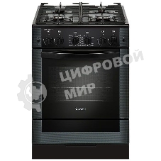 Плита газовая Gefest ПГ 6500-02 0115 черный, конфорок 4 шт, духовка 52 л, 60 см x 85 см x 60 см