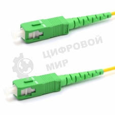 Патч-корд оптический соединительный Rexant (SM), 9/125 (OS2), SC/APC-SC/APC, (Simplex), LSZH, 2м