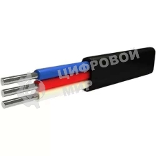 Кабель АВВГ 3х2.5 плоский Ч (бухта) (м) Альгиз К ФР-00000423