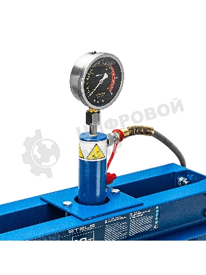 Пресс гидравлический с манометром и педалью Stels 12 т (комплект из 2 частей)