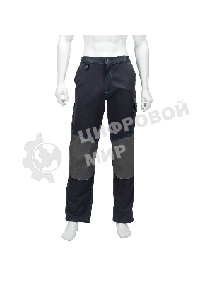 Брюки профессиональные рабочие, 97% хлопок 3% спандекс, XL Gross