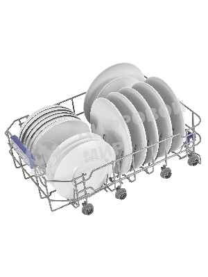 Встраиваемая посудомоечная машина Maunfeld MLP-08S, серебристый, 44.8 см, 9 компл., 49 дБ, класс A++