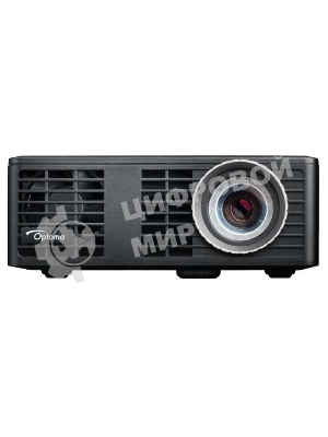 Проектор Optoma ML750e (DLP, LED, WXGA 1280x800, 700Lm, 15000:1, HDMI, USB, MHL, MicroSD, 1x1W speaker, 3D Ready, led 20000hrs, черный, 0.38kg)