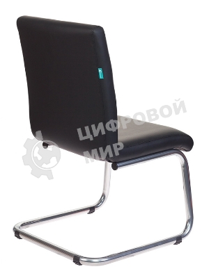 Кресло Бюрократ CH-250-V/BLACK черный, экокожа, 120 кг, механизм качания