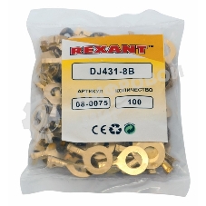 Наконечник кольцевой Rexant, ø8.2 мм, 1.5-1.5 мм² (НК 8-1,0-1,5)