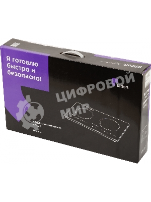 Электрическая плитка Kitfort KT-105 черный (настольная)