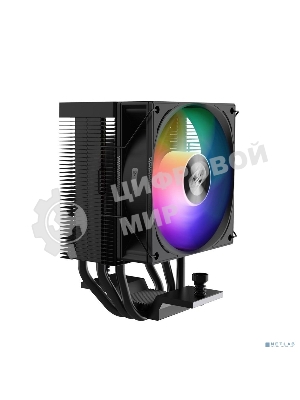 Кулер для процессора PCCooler R300 ARGB BK черный 92мм алюминий+медь 2200rpm 30db 4-pin 150W 133мм