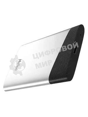 Внешний SSD Netac Z6S, 960 GB, USB 3.2 Gen 2 Type-C, R/W 520/480, серебристый