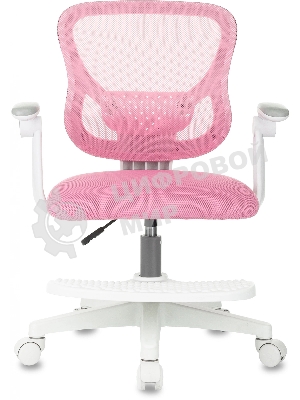 Кресло детское Бюрократ BuroKIDS 3 розовый Velvet 36, крестов. пластик