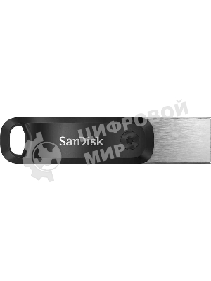Флешка USB SanDisk IX60N iXpand Go (SDIX60N-064G-GN6NN), 64Gb, USB 3.0/Lightning, R/W 150/70, черный/серебристый