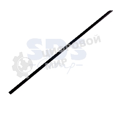 Термоусаживаемая трубка Rexant 5,0/2,5 мм, черная (бухта 100 м)