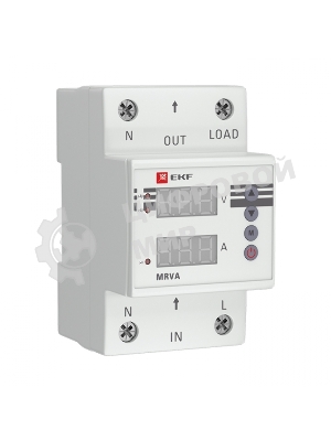 Реле напряжения и тока с дисплеем MRVA 63А PROxima EKF MRVA-63A