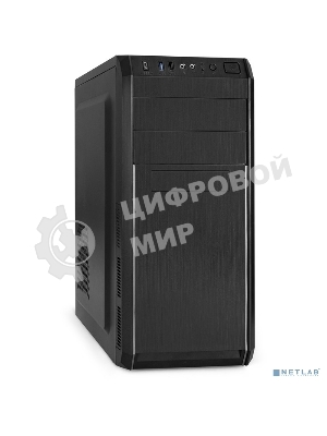 Компьютерный корпус Miditower ExeGate XP-334UC-XP600 (ATX, XP600 с вент. 12см, 1хUSB/1хUSB 3.0/1хTypeC, аудио, черный)